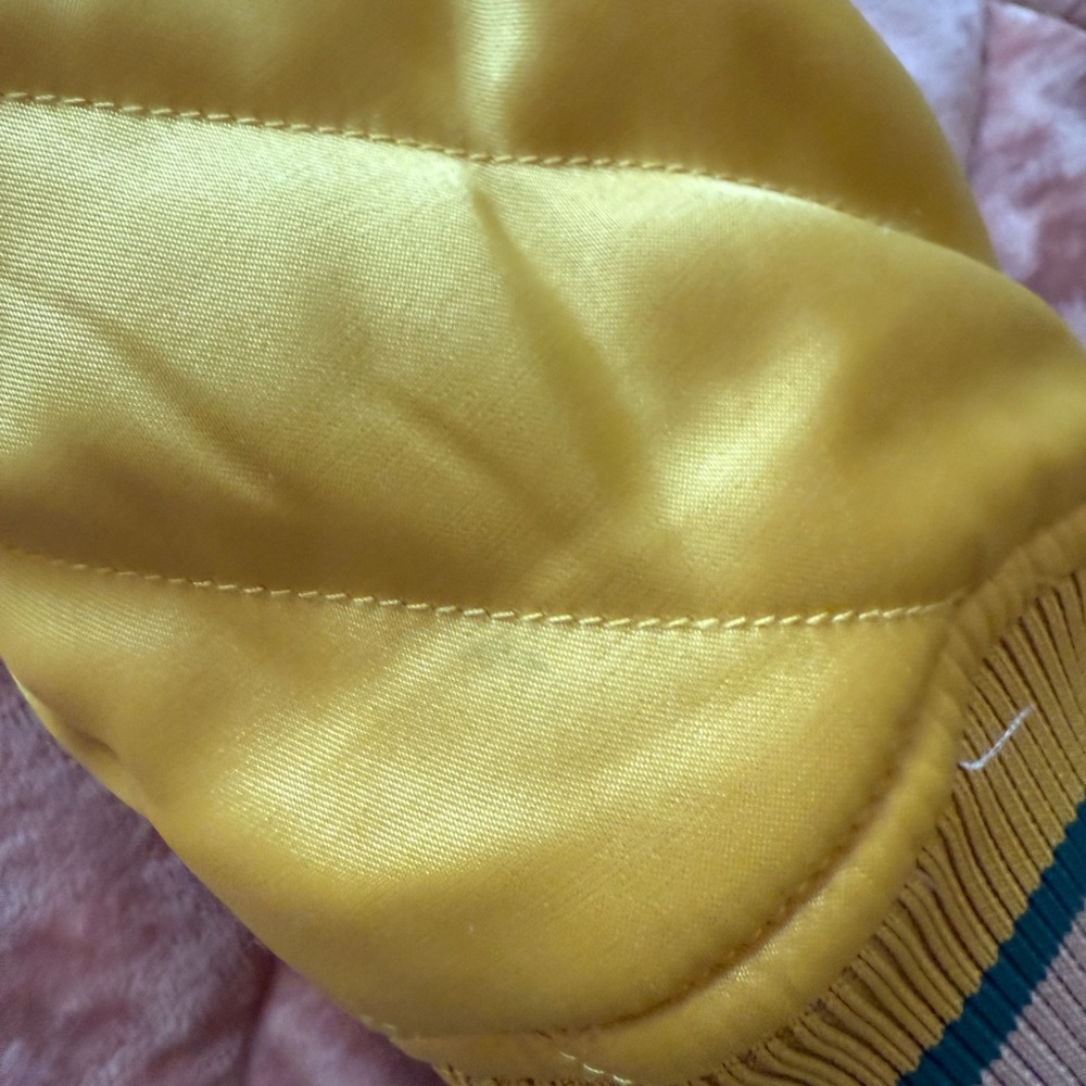 Classic Rock Couture Size Medium Yellow Quilted rising sun Women's Jacket - Picture 12 of 16